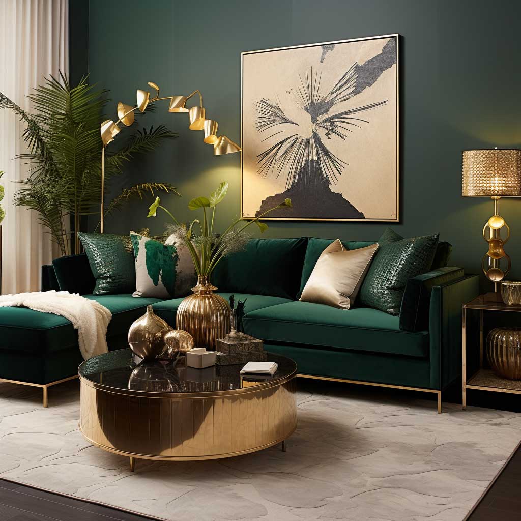 Green Living Room
